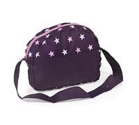 Bayer Chic 2000 853-71 Changing Bag for Dolls, Doll's Changing Bag, Changing Bag, Doll Accessories, Doll Bag, Stars Purple