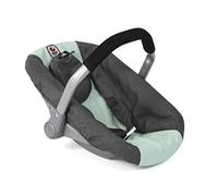 Bayer Chic 2000 - Doll Car Seat for Baby Dolls, Doll Carrier, Doll Accessories, Dark Grey, Mint