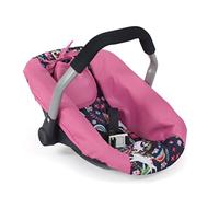Bayer Chic 2000 - Doll's Car Seat for Baby Dolls, Doll Carrier, Doll Accessories, Unicorn, Navy Pink, 708-43, 45 x 31 x 32 cm