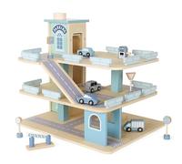 Bayer Chic 2000 Large Wooden Car Parking Garage with Accessories for Children with Lift