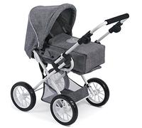 Bayer Chic 2000 Leni 560-76 Combi Doll's Pram Denim Grey