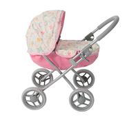 Bayer Chic 2000 - Lilli Doll's Pram, Small Doll's Pram for the Youngest Doll Mum, Butterflies, Pink, 550-44