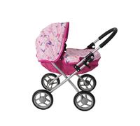 Bayer Chic 2000 - Lilli Doll's Pram, Small Doll's Pram for the Youngest Doll Mum, Unicorn, Pink, 550-75