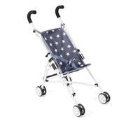 Bayer Chic 2000 - Roma Doll's Pram, Mini Buggy, Stars, Navy, 601-51
