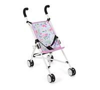 Bayer Chic 2000 - Roma Doll's Pram, Mini Pushchair, Flowers, Pink, 50 x 29 x 57 cm