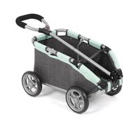 Bayer Chic 2000 - Skipper Pull Cart, Small Handcart for Teddys, Dolls and Toys, Dark Grey, Melange Anthracite, Mint, 660-67