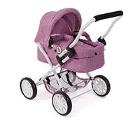 Bayer Chic 2000 - Smarty doll's pram, for children aged 2 and up, pink jeans