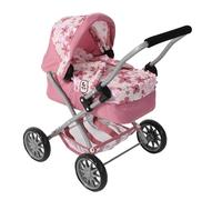Bayer Chic 2000 Smarty Doll's Pram with Carry Bag from 2 Years | Compact doll buggy for toddlers. Includes soft carry bag, hood & luggage net. Ideal for beginners aged 2 and up.