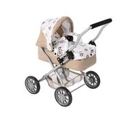 Bayer Chic 2000 - Stroller for dolls Smarty, small stroller for children from 2 years, toy stroller, teddy bears, beige