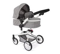 Bayer Chic 2000 Yolo 593 19 Combination Doll's Pram Melange Grey