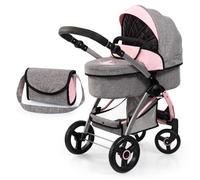 Bayer City Max Doll Pram height-adjustable, swivelling front wheels