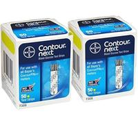 Bayer Blood Glucose Test Strips Contour Next - Compatible with Contour XT & USB Meters - 50 Pack