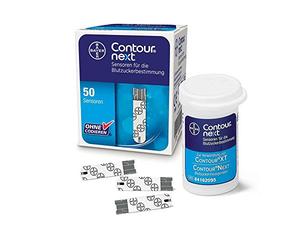 Bayer Contour® Next Sensors, Blood Glucose Test Strips, Pack of 50