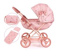 Bayer Design 12726AA Dolls Pram Cosy stroller, foldable, bag, blanket, pillow, modern