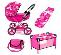 Bayer Design 12749AB Combi doll's pram COSY with doll bed, bag, pillow and blanket