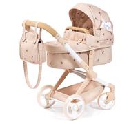 Bayer Design 17024AA Doll's pram Xeo, stroller, height-adjustable, reversible handle, convertible, bag, for girls and boys, 3+ age