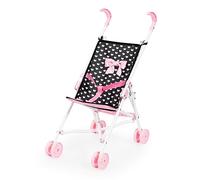 Bayer Design 30560AA Doll buggy, integrated safety belt, double wheels, foldable