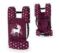 Bayer Design 62223AA Doll carrier for kids EasyCarry, front and back portable, adjustable padded straps, for dolls and plush toys