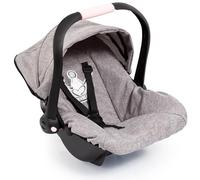 Bayer Design 67910AA Doll car seat, with sun canopy, adjustable handle, harness, for dolls up to 46 cm, attachable to Neo Vario, Xeo dolls prams, for children 3+ age