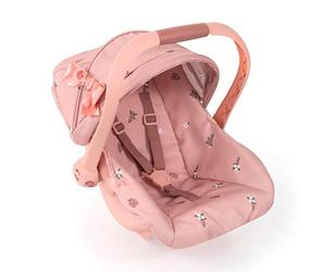 Bayer Design 67926AA Doll car seat, with sun canopy, adjustable handle, harness, for dolls up to 46 cm, attachable to Neo Vario, Xeo dolls prams, for children 3+ age