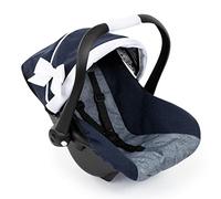 Bayer Design 67981AA Doll car seat, with sun canopy, adjustable handle, harness, for dolls up to 46 cm, attachable to Neo Vario, Xeo dolls prams, for children 3+ age