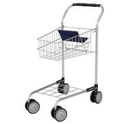 Bayer Design 75001AA Shopping Cart, Supermarket Trolley, Pretend Play Toy, Handle-Height: 60cm