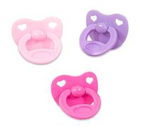 Bayer Design 79104AA Pacifier Set for Dolls, dummies Multi-Coloured, Doll Accessories