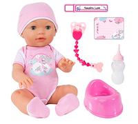 Bayer Design Interactive doll Piccolina Love drink and wet blinking eyes moves mouth, accessory