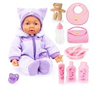 Bayer Design 94694AA Interactive Doll Piccolina Magic Eyes moves mouth, blinking eyes, sounds, accessory