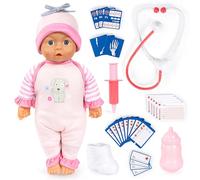 Bayer Design Baby doll, talking, doctor doll, soft body, 36 cm