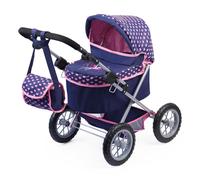 Bayer Design Baby Doll Trendy Pram Blue Pink