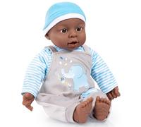 Bayer Design 94001AH Doll with function Interactive Baby, talking, with sound, soft body, ethnic, 40 cm