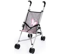 Bayer Design 30533AA Dolls pushchair, stroller, foldable, double wheels, security belt