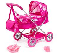 Dolls Pram NEO Vario stroller, bag, convertible, foldable, adjustable handle