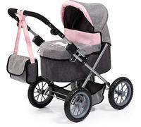 Bayer Design Dolls pram Trendy with bag, height-adjustable handle, foldable