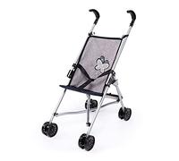 Bayer Design Dolls pushchair, foldable, double wheels, security belt