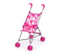 Bayer Design Dolls pushchair, foldable, double wheels, security belt | dolls stroller easy to drive, space-saving storable, for first walks with the doll, for girls and boys