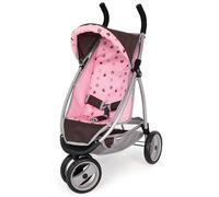 Bayer Design Dolls stroller, Jogger Sport, soft-grip, swivel front wheels, modern