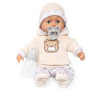 Bayer Design Interactive baby doll 38 cm, talking, with accessories