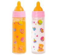 Bayer Design Magic Bottle Set, Doll Accessories, Drink Bottles, Milk and Orange