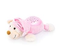 Bayer Design Sleep Soother, Night Light, Plush Projection Light Toy Bear, Portable Stuffed Toy, Sound Sleep Aid