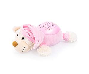 Bayer Design Sleep Soother, Night Light, Plush Projection Light Toy Bear, Portable Stuffed Toy, Sound Sleep Aid