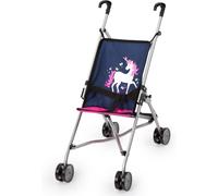 Bayer Design 30154AA Dolls pushchair, stroller, foldable, double wheels, security belt