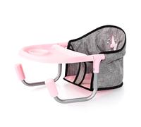 Bayer Dolls Table Seat for Dolls Up to 46cm, High Chair Toy | Foldable Doll Accessories, Adjustable Clamp, Integrated Feeding Tray & Raised Backrest, Fits Tables 1.5-4.5cm Thick