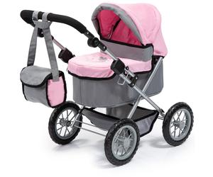Bayer Trendy Doll Pram Foldable & Height Adjustable Handle