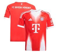 adidas FC Bayern Munich 2025/26 Home Shirt Junior - Red - Kids 7-8Y