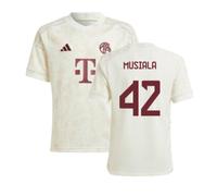 Bayern Munich Junior 2023 - 2024 Third Shirt - Musiala 42 in White | Size: 9-10 Years Bayern Munich White 9-10 Years