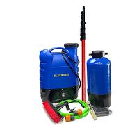 Bayersan Window Cleaning Sytem Glass Fibre Water Fed Telescopic Pole with Digital TDS Meter and DI Pressure Vessel 11 Litre (25 Ft Pole)