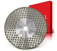 BAYERTAL Diamond Disc 125 mm x M14 Premium 2-in-1 - High Performance Cutting Disc & Grinding Disc for Hard Tiles Ceramic Porcelain Stoneware Granite Marble Concrete - Angle Grinder Diamond Cutting