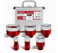 Bayertal Diamond Drill Bit Set - 6 Pieces 20, 25, 42, 50, 55, 68 mm x M14 Premium - Diamond Drill Bits for Effortless Drilling of Hard Tiles - Exclusive Tile Drill Bit Set for Professional Results